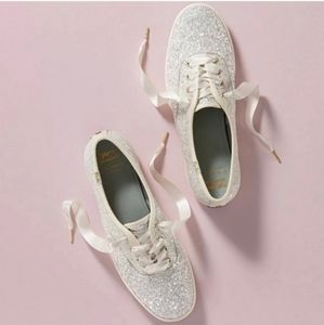 Kate Spade × Keds | Champion Bridal Wedding Glitter Sparkle Sneakers Size 6.5